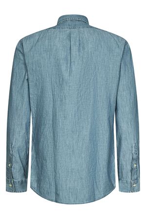 Light blue cotton denim shirt RALPH LAUREN | 710548538001CHAMBRAY